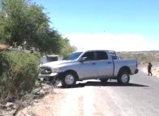 Localizan los cuerpos desmembrados de dos personas en el camino estatal entre las comunidades de El Peñón y Vicario en el municipio de Apaseo El Grande.