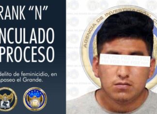 Vinculado a proceso Frank «N» por el delito de feminicidio