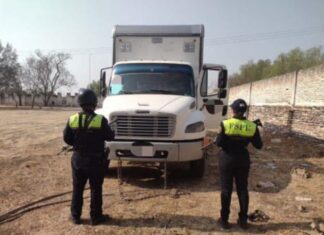 Fuerzas de Seguridad Pública del Estado recuperan dos unidades pesadas con reporte de robo en Guanajuato