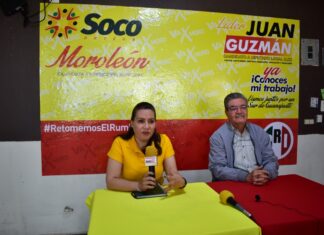 Soco Ortega busca la presidencia de Moroleón con ayuda de Juan Guzmán, cuando en el gobierno de este último hicieron sólo proyectos para robar al pueblo