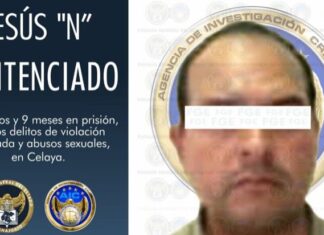 Sentencian a más de 18 años de prisión a Jesús «N» por los delitos de violacion y abuso sexual en Celaya