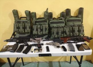 Secretaria de Seguridad Pública capturó a cuatro sujetos con portación de armas de fuego en San Miguel de Allende.