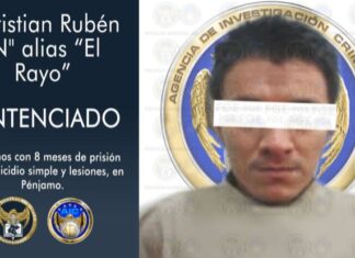 Sentencian a más de 26 años de prisión a Christian Rubén «N» alias «El Rayo» por el delito de homicidio simple en Pénjamo