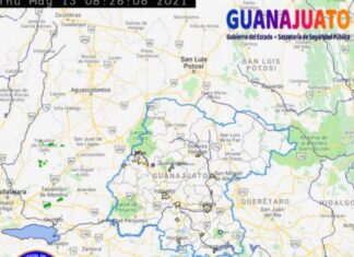 Se prevén lluvias fuertes para el Estado de Guanajuato así lo informó Protección Civil