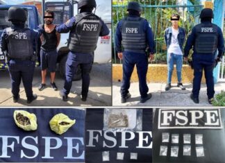 Mediante operativos preventivos en diversos municipios de Guanajuato fueron detenidos dos sujetos y aseguraron 31 dosis de distintas sustancias ilícitas
