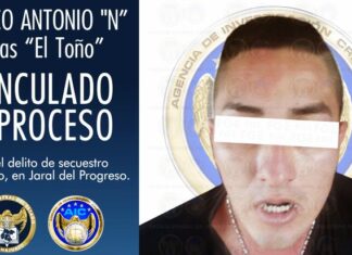 “El Toño”, secuestrador en Jaral del Progreso es aprehendido por la Fiscalía General del Estado; fue vinculado a proceso y permanecerá en prisión preventiva, al ser imputado por el agente del Ministerio Público.