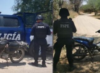 Elementos de las FSPE aseguraron en distintos municipios cuatro motocicletas con reporte de robo