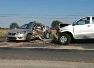 Accidente vehicular dejó una mujer lesionada de gravedad en León