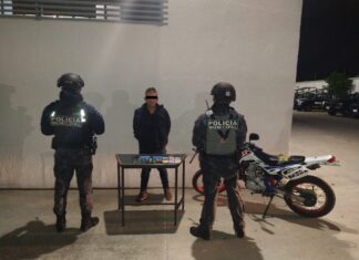 MEDIANTE PATRULLAJES DE DISUASIÓN DEL DELITO, ELEMENTOS DE LA POLICÍA MUNICIPAL DETUVIERON A UN HOMBRE EN LA COLONIA EMILIANO ZAPATA.