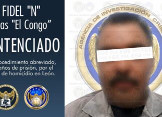 “El Congo” es condenado a prisión, culpable del delito de en León.