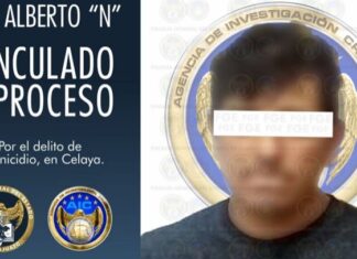 Vinculan a proceso a Luis Alberto «N» por el delito de feminicidio en Celaya