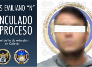 Jesús Emiliano «N» fue vinculado a proceso penal por el delito de extorsión en Celaya