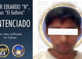 Sentencian a más de 4 años de prisión a Edgar Eduardo «N» alias «El Galleta» por el delito de robo en Celaya