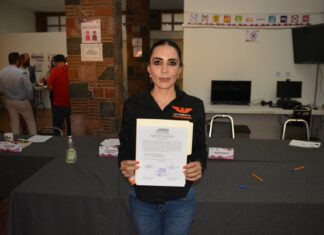 Entregan constancia de mayoría el pasado miércoles la cual acredita a Alma Denisse Sánchez Barragán como la nueva alcaldesa de Moroleón