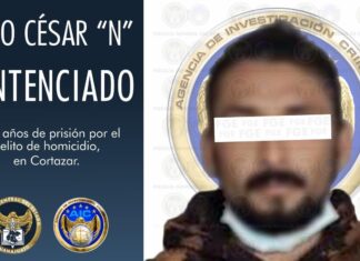 En procedimiento abreviado, la Fiscalía General del Estado obtuvo una sentencia condenatoria de prisión para Julio César “N”, mató a un hombre a disparos de arma de fuego, en Cortazar.