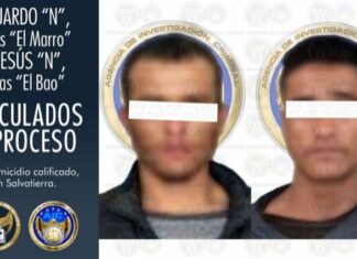 Vinculados a proceso Eduardo «N» alias «El Marro» y «Jesús» N» alias «El Bao» por el delito de homicidio calificado en Salvatierra