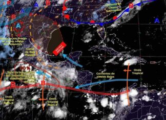 #ClimaGTO Se pronostican intervalos de chubascos y posible caída de granizo en el estado de #GTO