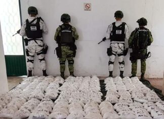 Elementos de la Sedena y GN aseguran 280 kilogramos de ‘cristal’ en #Michoacán