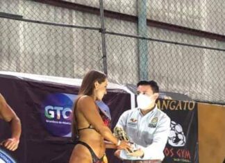 Al debutar y participar por primera vez, deportista Yurirense se lleva 2 segundos lugares en competencia de Fisicoculturismo.