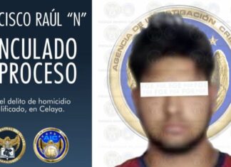 Francisco Raúl «N» vinculado a proceso por el delito de homicidio calificado en Celaya