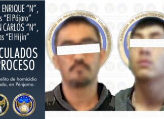 Vinculan a proceso por el delito de homicidio calificado a Cesar Enrique «N» alias «El Pajaro» y a Juan Carlos «N» alias «El Hijin» en Pénjamo