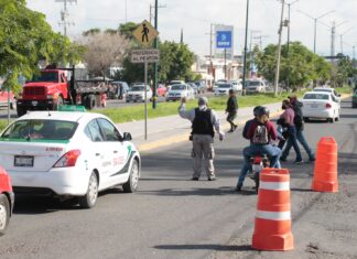 Elementos de Seguridad Pública y Vialidad realizan recorridos de vigilancia en los distintos puntos de vacunación en Salamanca