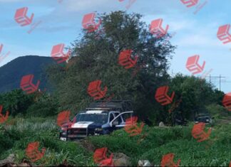 Encuentran el cuerpo sin vida de una persona envuelta en sábanas blancas en el libramiento carretero en Valle de Santiago.