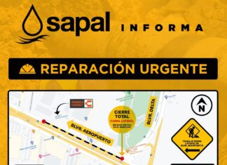 SAPAL realizará reparaciones en el bulevar Aeropuerto en León