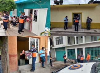 Protección Civil entregó apoyos a las personas afectadas por las inundaciones en Salvatierra