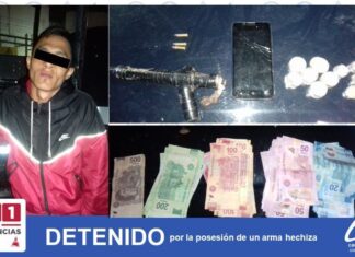 Hombre armado es detenido por la Policía de León