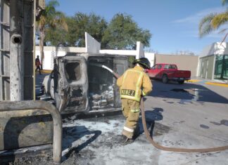 Se registra incendio en una gasolinera en Cortazar