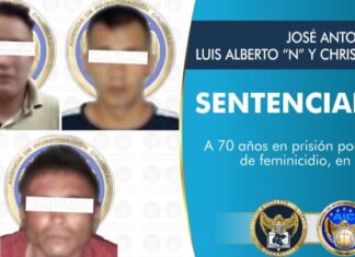 José Antonio «N», Luis Alberto «N» y Christian «N» sentenciados a 70 años de prisión por el delito de feminicidio en Cortazar
