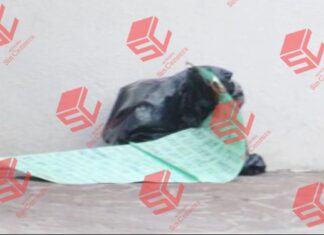 Dejan cabeza de cerdo en una caja de cartón, con un mensaje alucivo a un grupo delictivo en la colonia Guadalupe en León