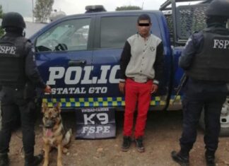 FSPE asegura a un sujeto en posesión de distintas sustancias ilícitas