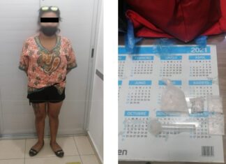 UNA MALETA FUE DESCUBIERTA EN LA CENTRAL DE AUTOBUSES, LA CUAL CONTENÍA UNA SUSTANCIA CON LAS CARACTERÍSTICAS DEL CRISTAL.