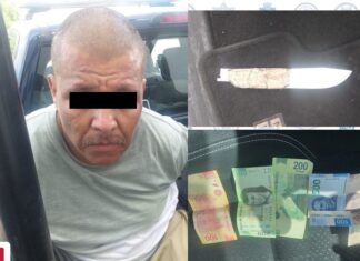 Un hombre es detenido por presunto robo con violencia a comercio