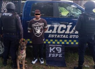 Elemento de la FSPE detuvo a un sujeto en posesión de distintas sustancias ilícitas en Irapuato