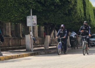 Mantienen recorridos de seguridad ciclopolicías en Silao
