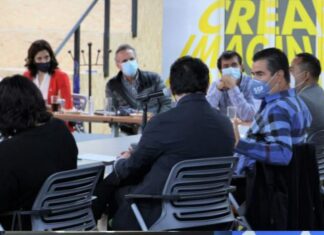 Empresarios de la CANACINTRA sostuvieron una reunión de trabajo con el Secretario de Seguridad Pública Alvar Cabeza de Vaca Appendini