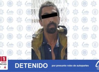Por presunto robo de autopartes, un hombre fue detenido