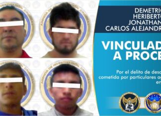 Cuatro integrantes de un grupo criminal generador de violencia han sido capturados por Agentes de Investigación Criminal de la FGEG