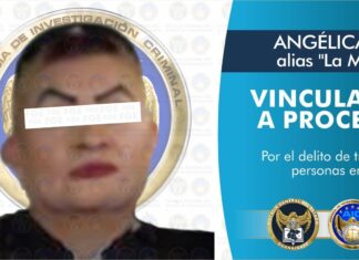 ANGÉLICA “N”, apodada “La Mami”, ha sido imputada en el delito de trata de personas.