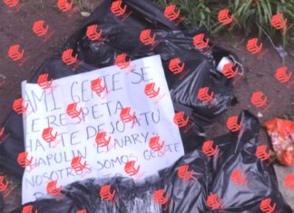 Localizan los cuerpos de dos hombres ejecutados y envueltos en bolsas de plástico negras, en León.