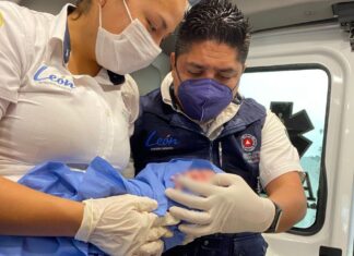 Ayuda Protección Civil en dos partos fortuitos