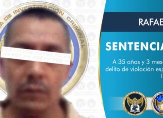 Sentencian a mas de 35 años de prisión a Rafael «N» por el delito de violacion espuria