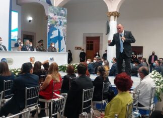En Moroleón se llevó a cabo el tercer informe de gobierno por parte del presidente Jorge Ortiz Ortega