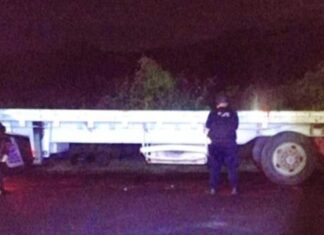 Elementos de la FSPE aseguraron un remolque con alteración en el número de serie en Uriangato