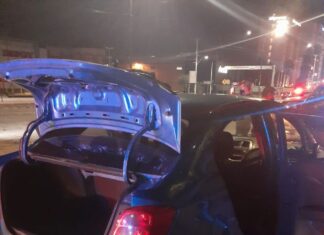 Detiene Tránsito Municipal a tres hombres armados