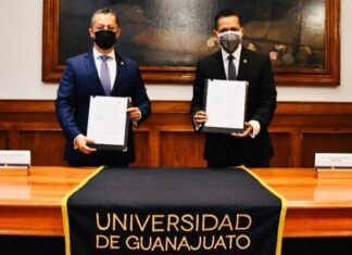 La Universidad de Guanajuato y la PRODHEG firman convenio para promover Derechos Humanos