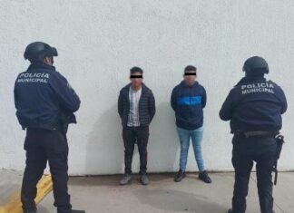 POLICÍA MUNICIPAL FRUSTRÓ UN ASALTO A UN COMERCIO EN LA COLONIA JACARANDAS Y LOGRÓ DETENER A LOS DOS INCULPADOS